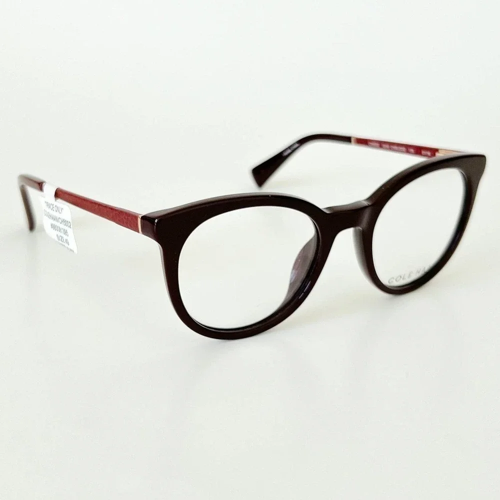 COLE HAAN Eyeglasses CH5002 (604) OXBLOOD New!